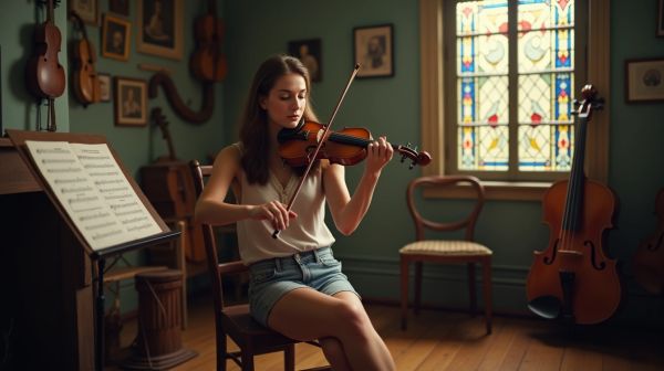 Progressez facilement avec des cours de violon à Béthune